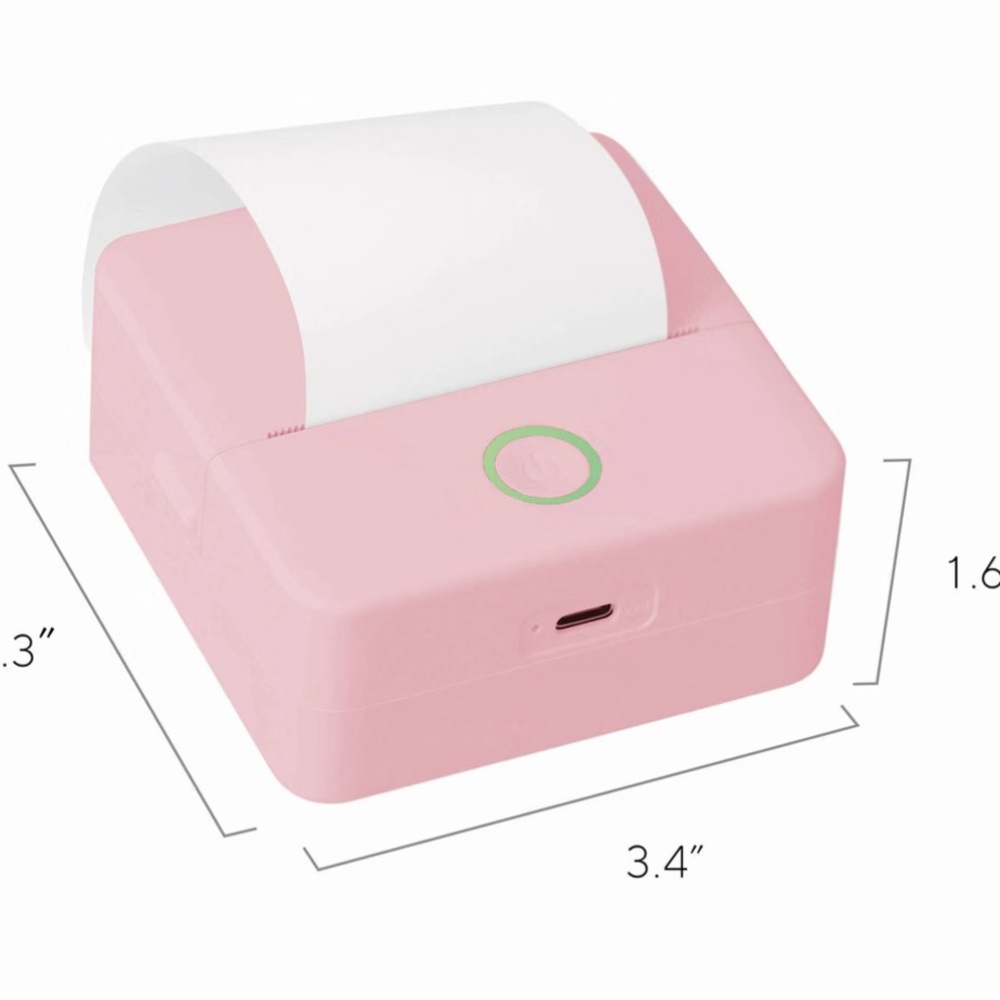 Pink Mini Printer - Picture 2 of 4